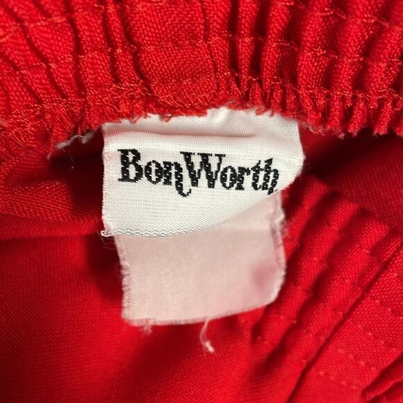 Bonworth Womens Red Stretch Pants, See Description for Size Measurements - Picture 3 of 5